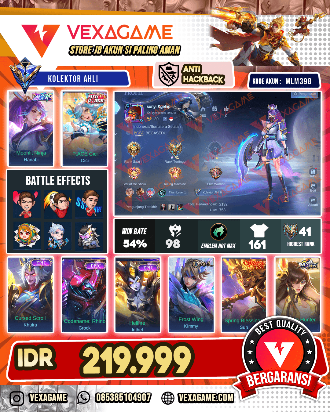 Hanabi All Star | Cici P Ace