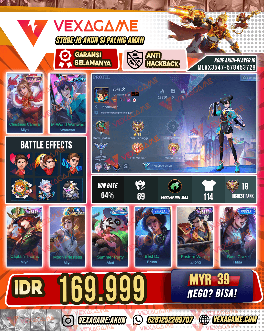 Miya Luckybox X Wanwan M World