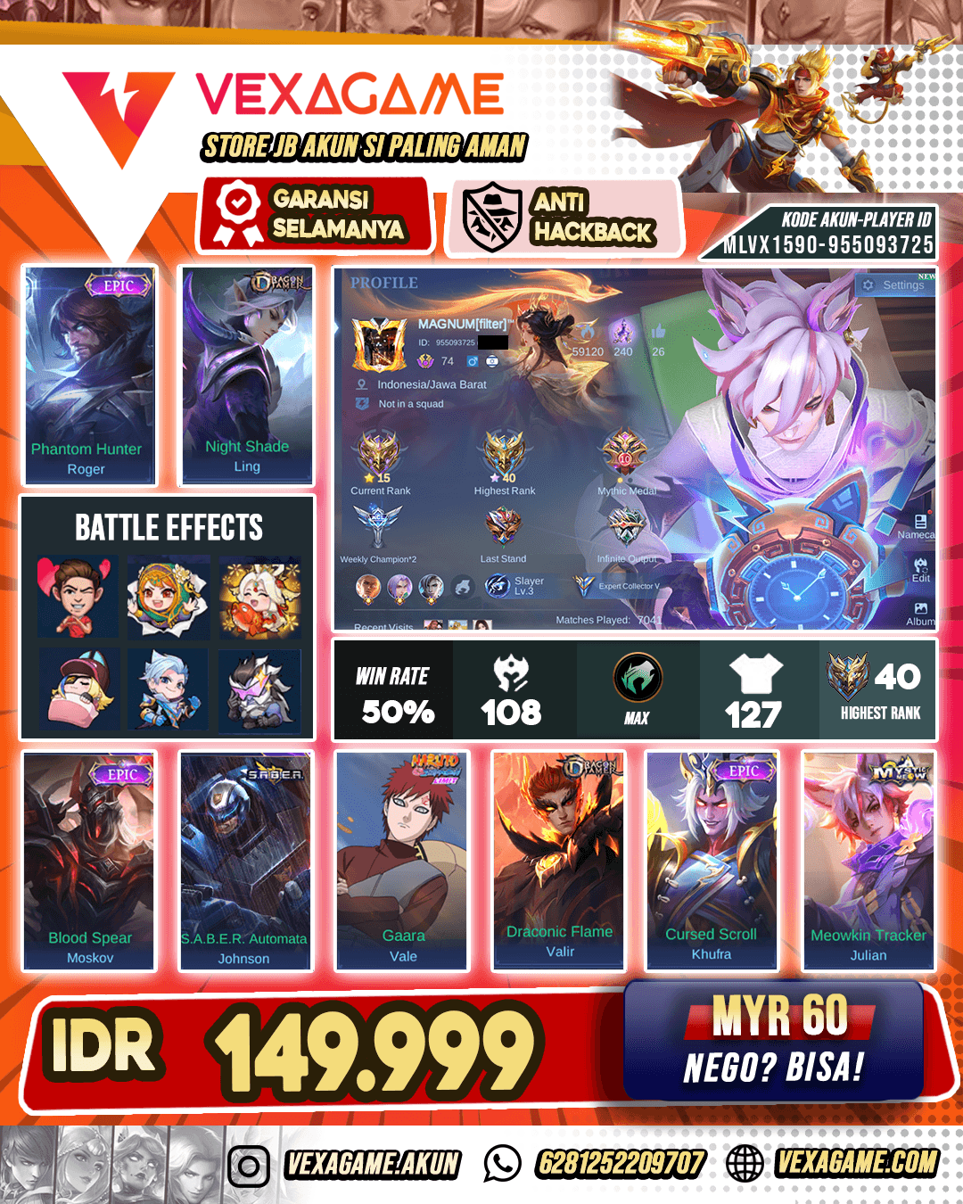 AKUN KE HB
