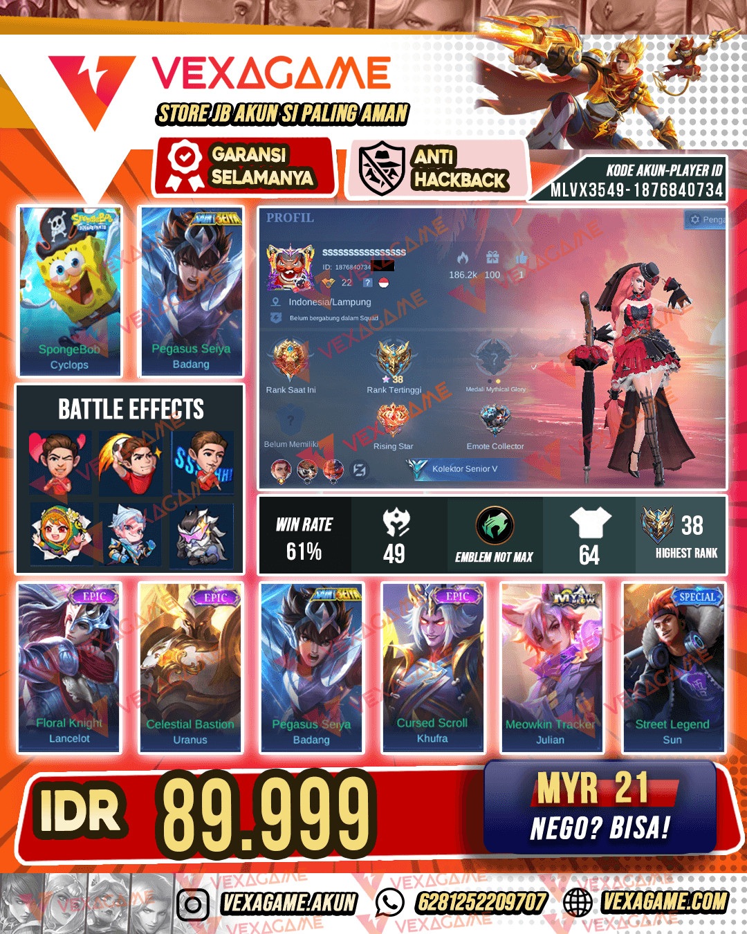 Cyclops Spongebob X Badang Saint Seiya