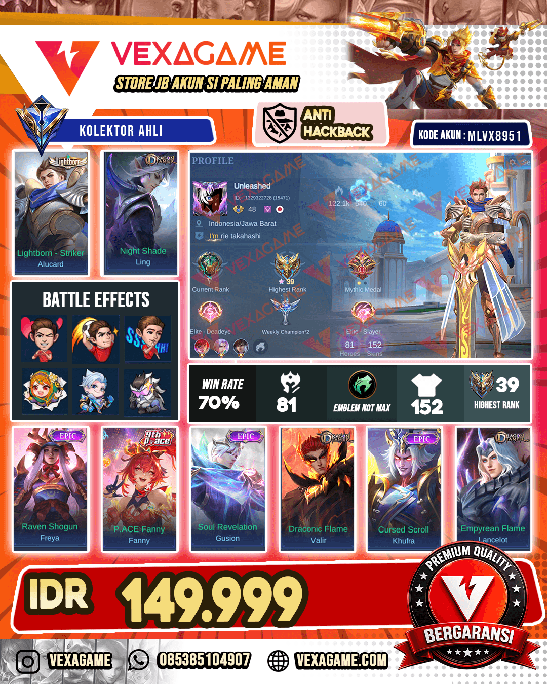 Alucard Lightborn X Ling Dragon Tamer