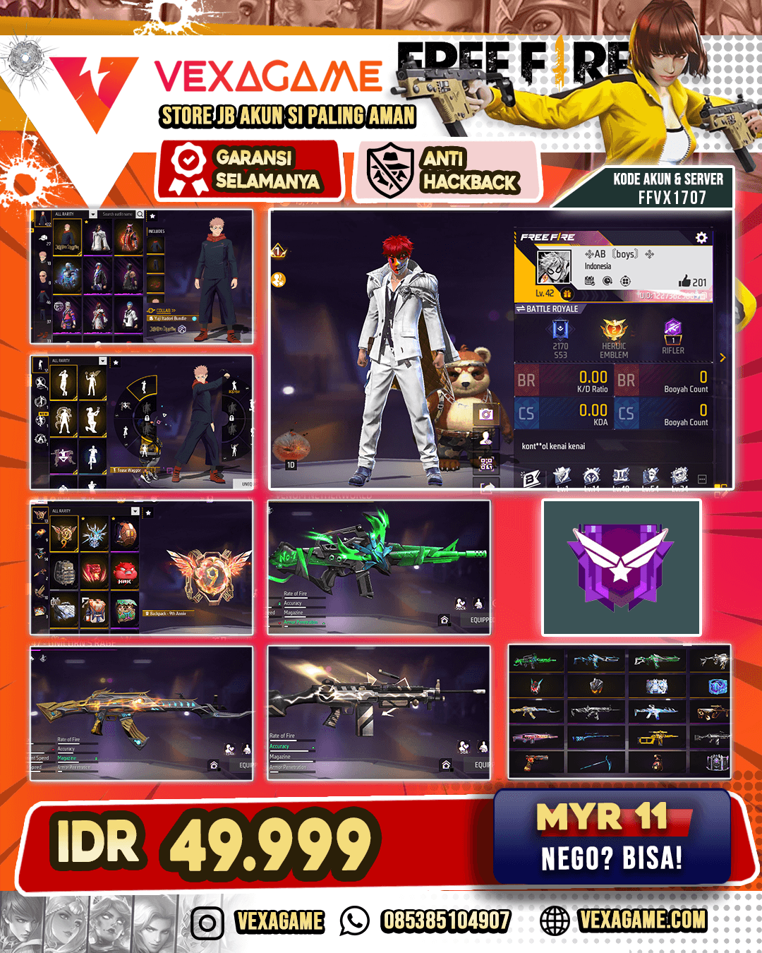 Akun Murah Bundle JJK