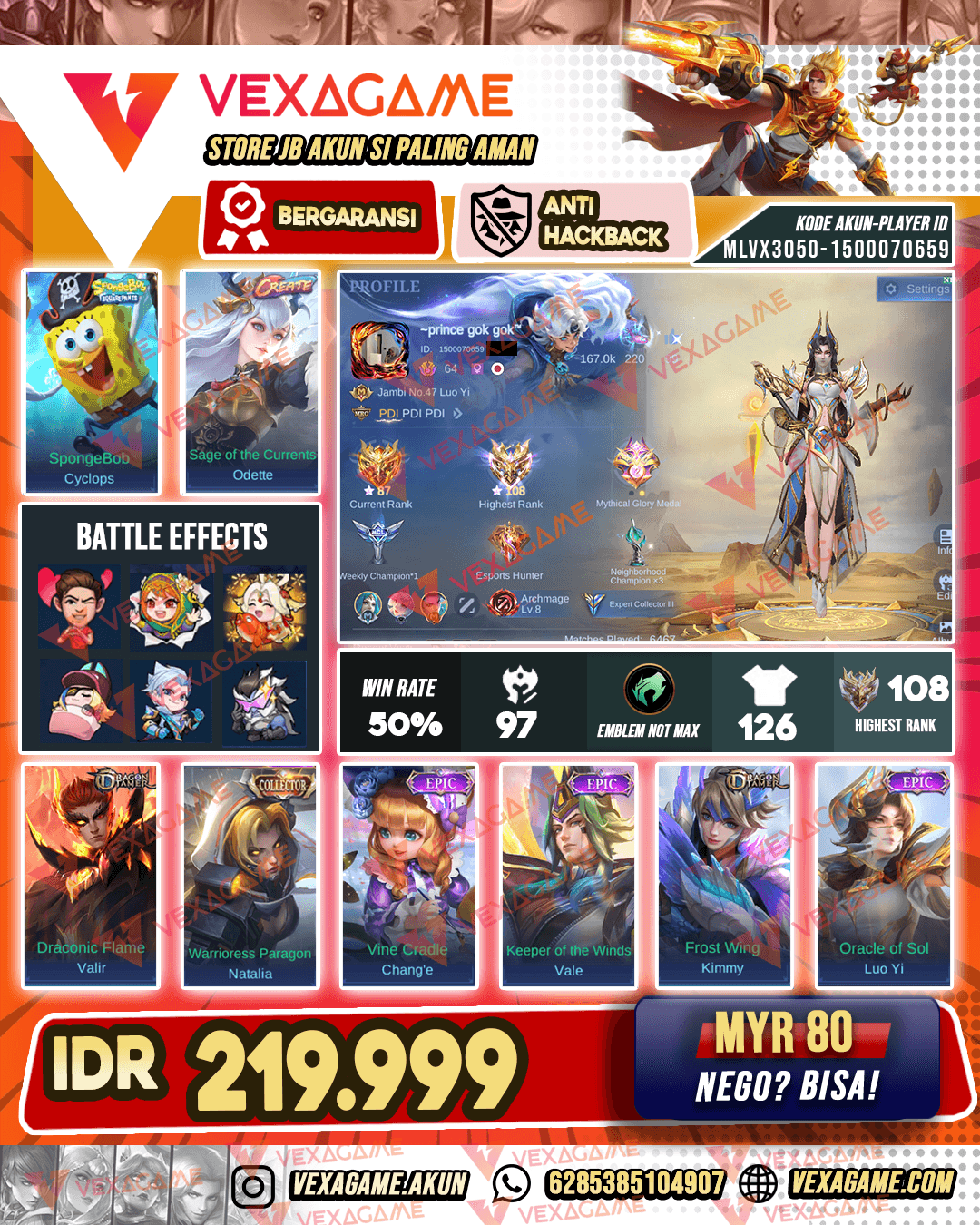 Luo Yi Epic X Kagura Epic | Ex Immortal