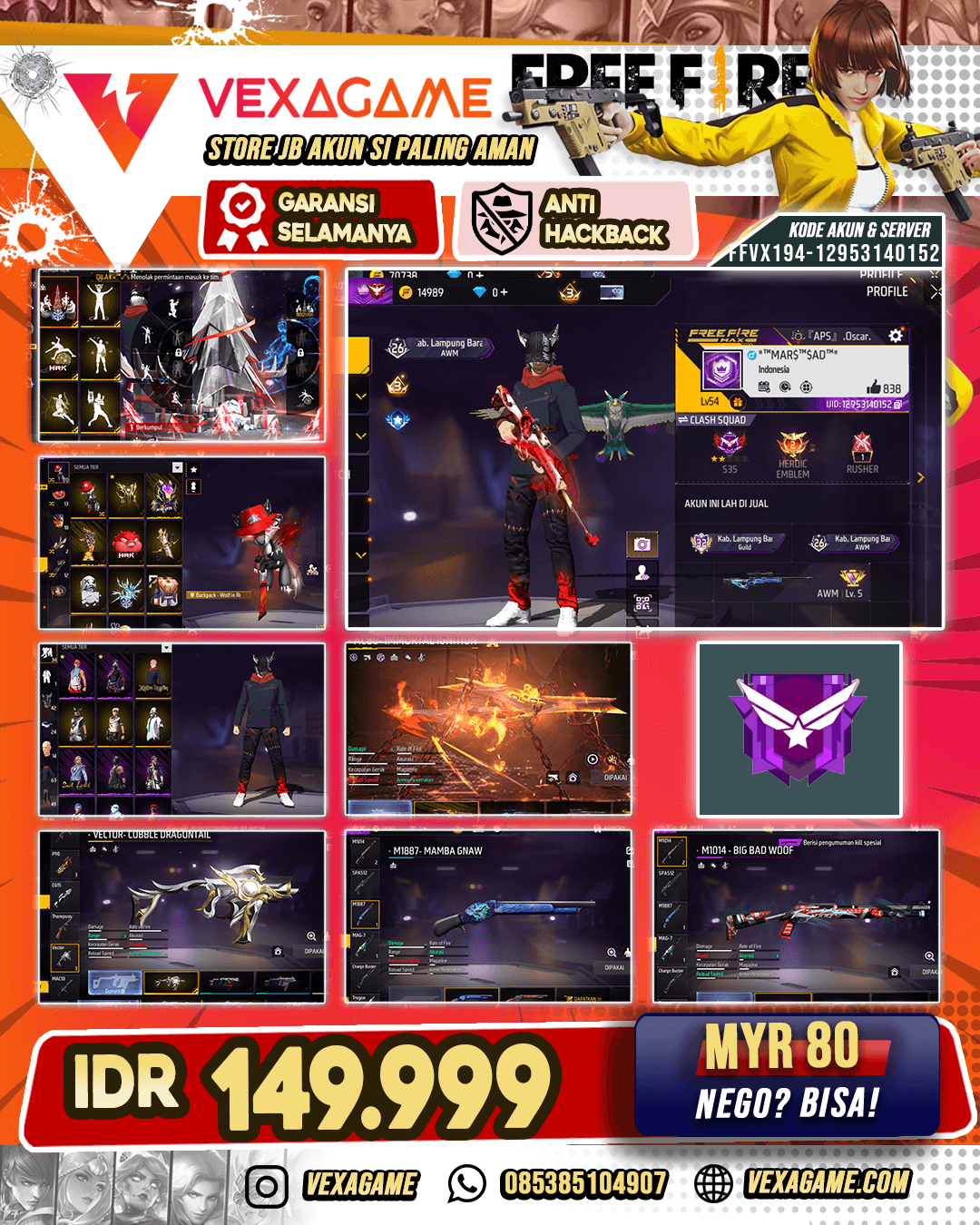 Vector Cobble Dragontail | SG Defier's Anthem | AC80 Immortal Ignition