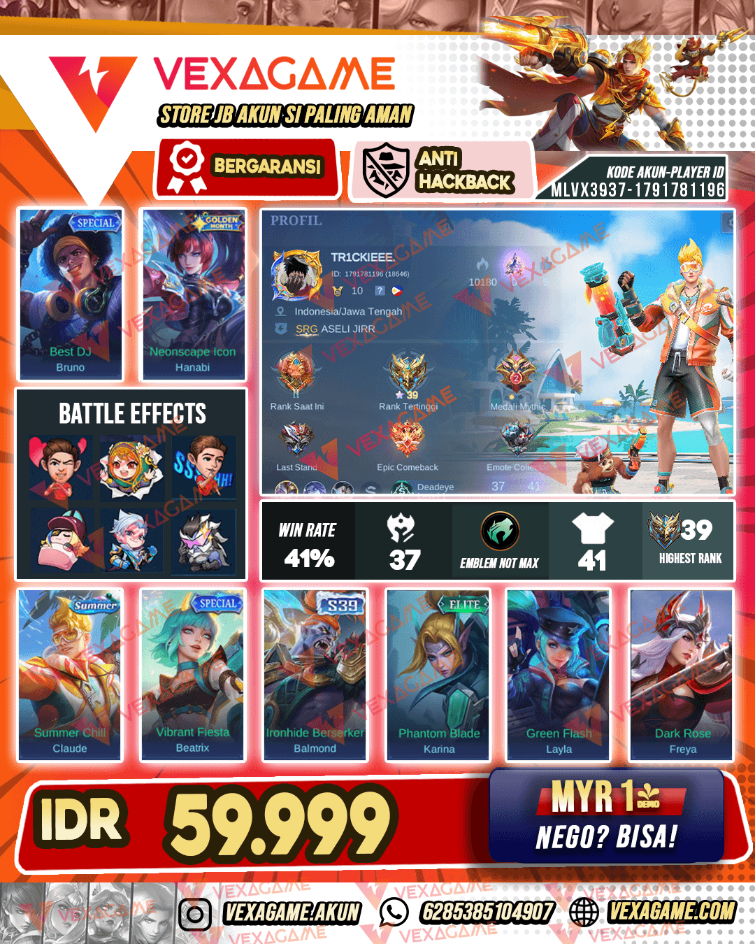 Akun Murah Pelajar Banget