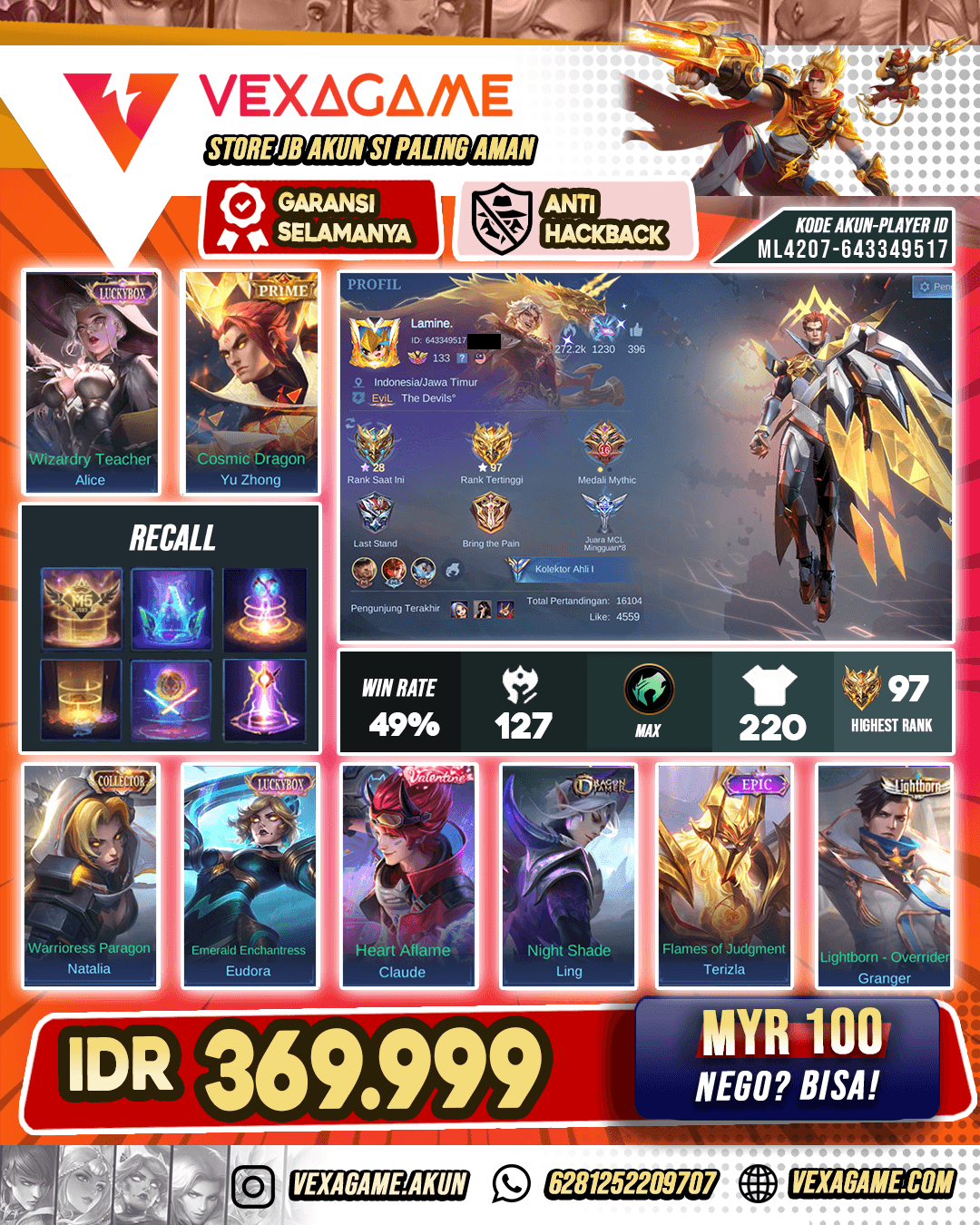 Akun Ex Top Indo Joy