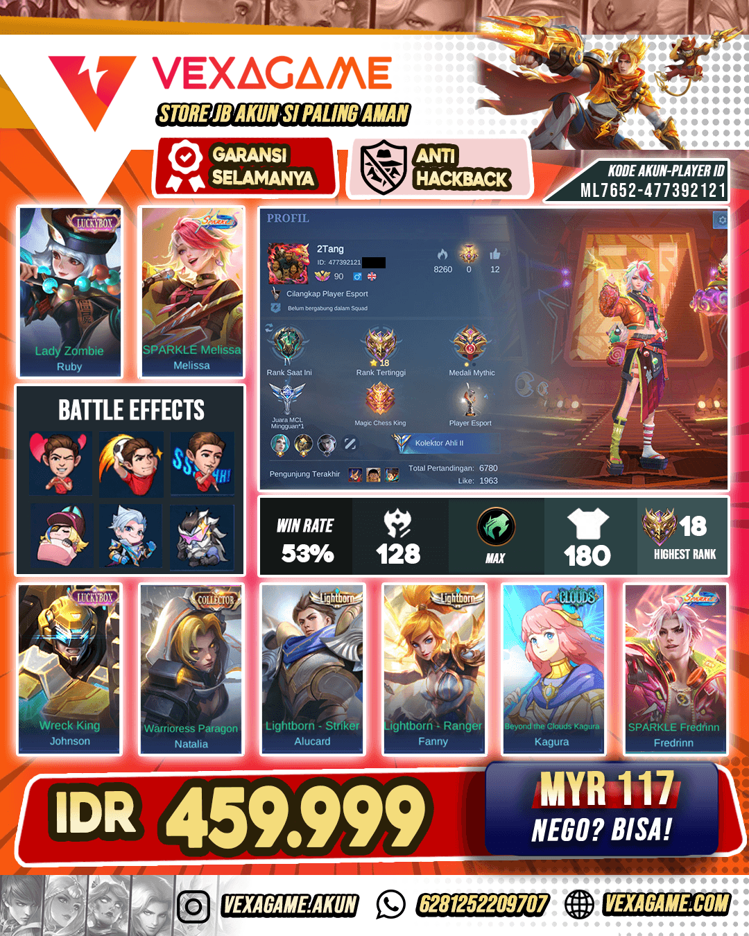 Melissa Sparkle Murah