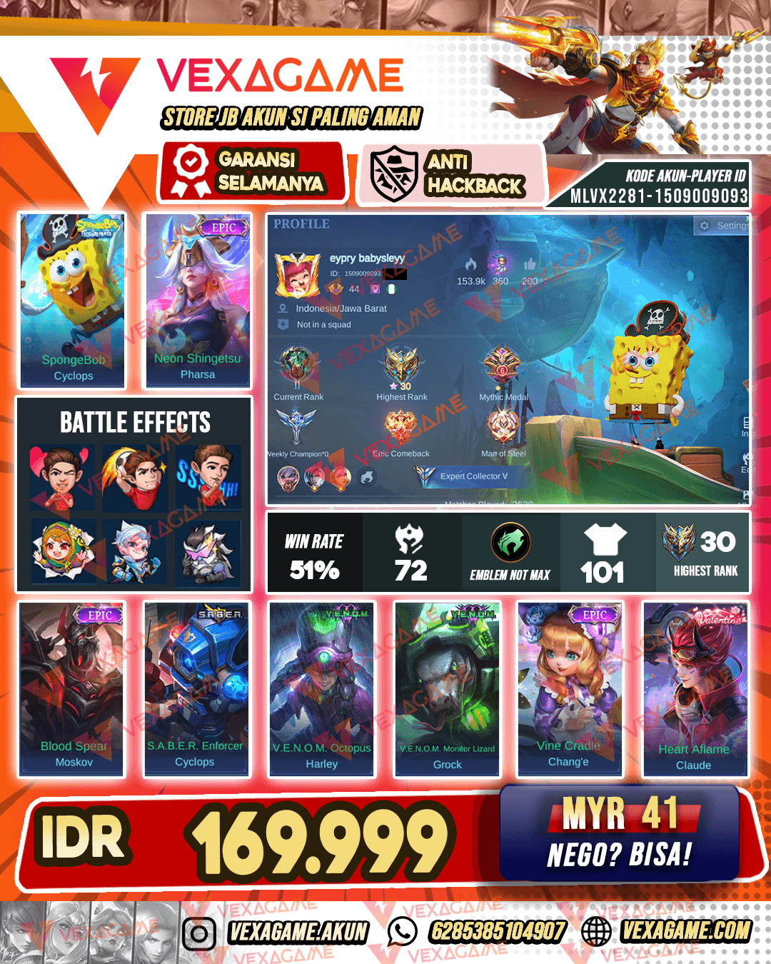 Cyclops Spongebob X Pharsa Epic