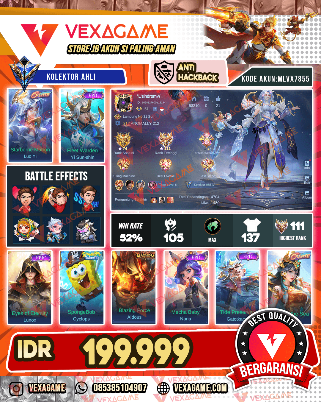 Luoyi Create | Yss Epic | Ex Imortal