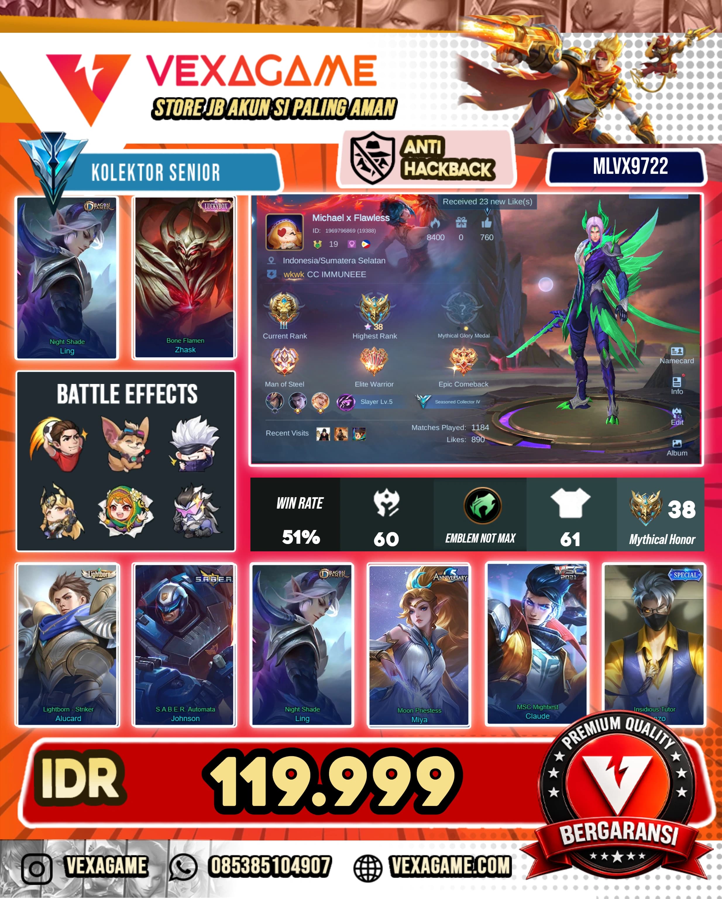 Ling Dragon Tamer | Zhask Luckybox