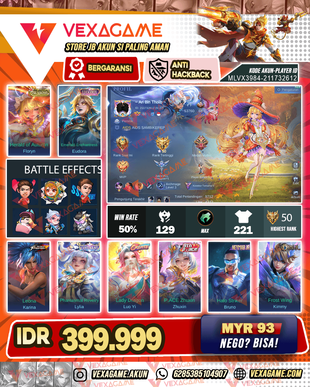 Floryn Seasons | Eudora Luckybox | Emblem MAX
