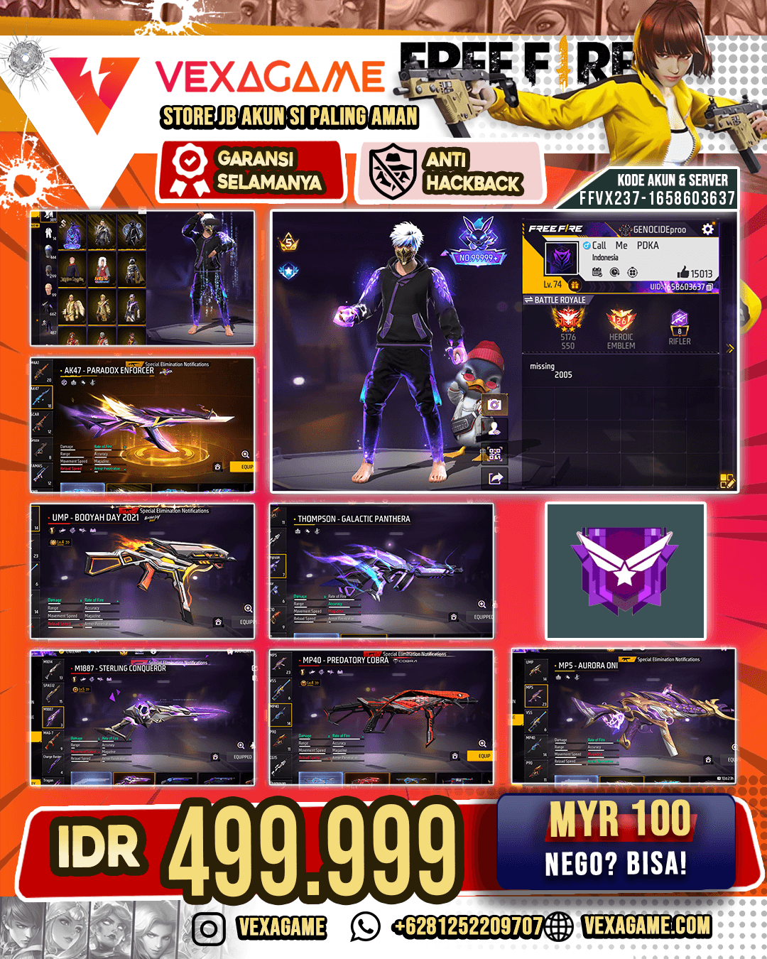 Vault Semi Sultan | 3 Evo GUN