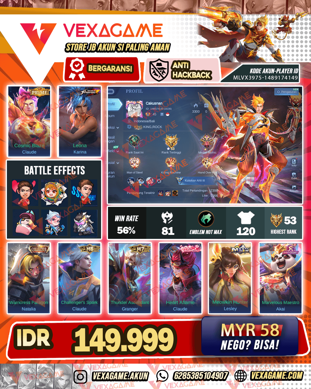 Claude Prime X Karina KOF