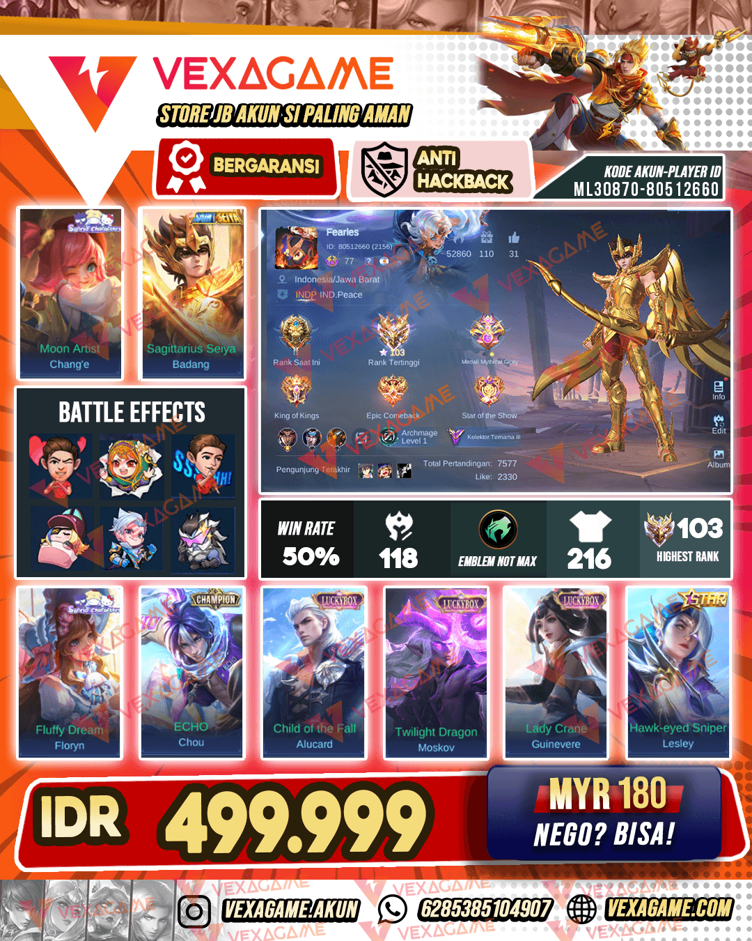 Badang Saint Saiya GOLD | Change Sanrio