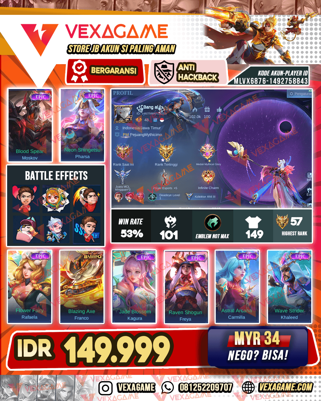 Pharsa Epic | Moskov Epic