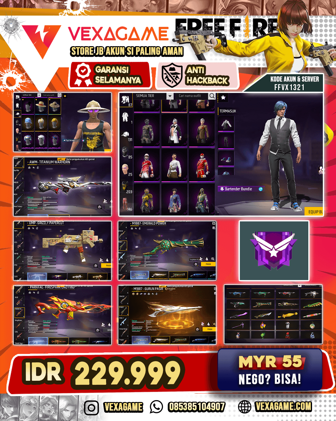 SG 3 RASA (GURUN-TEROMPET-MAMBA) | TOPI JERAMI | VAULT 200+