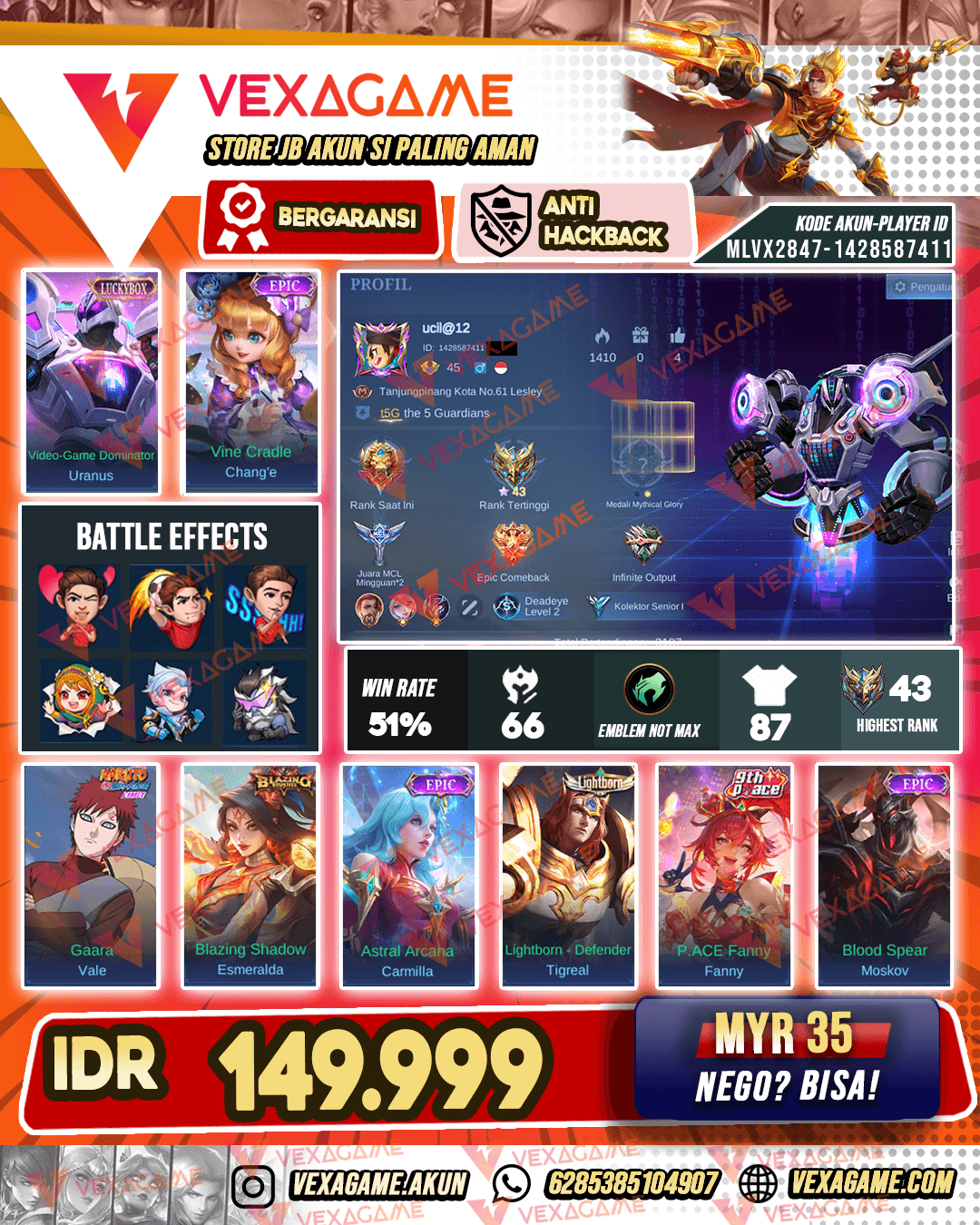 Uranus LuckyBox | Change Epic