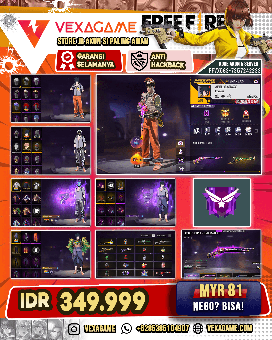 SG RAPPER UNDERWORLD | VAULT 60+
