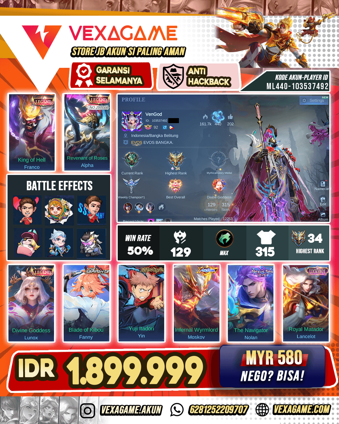 3 Legend | Fanny Asphirant | Yin JJK | Nolan 11.11