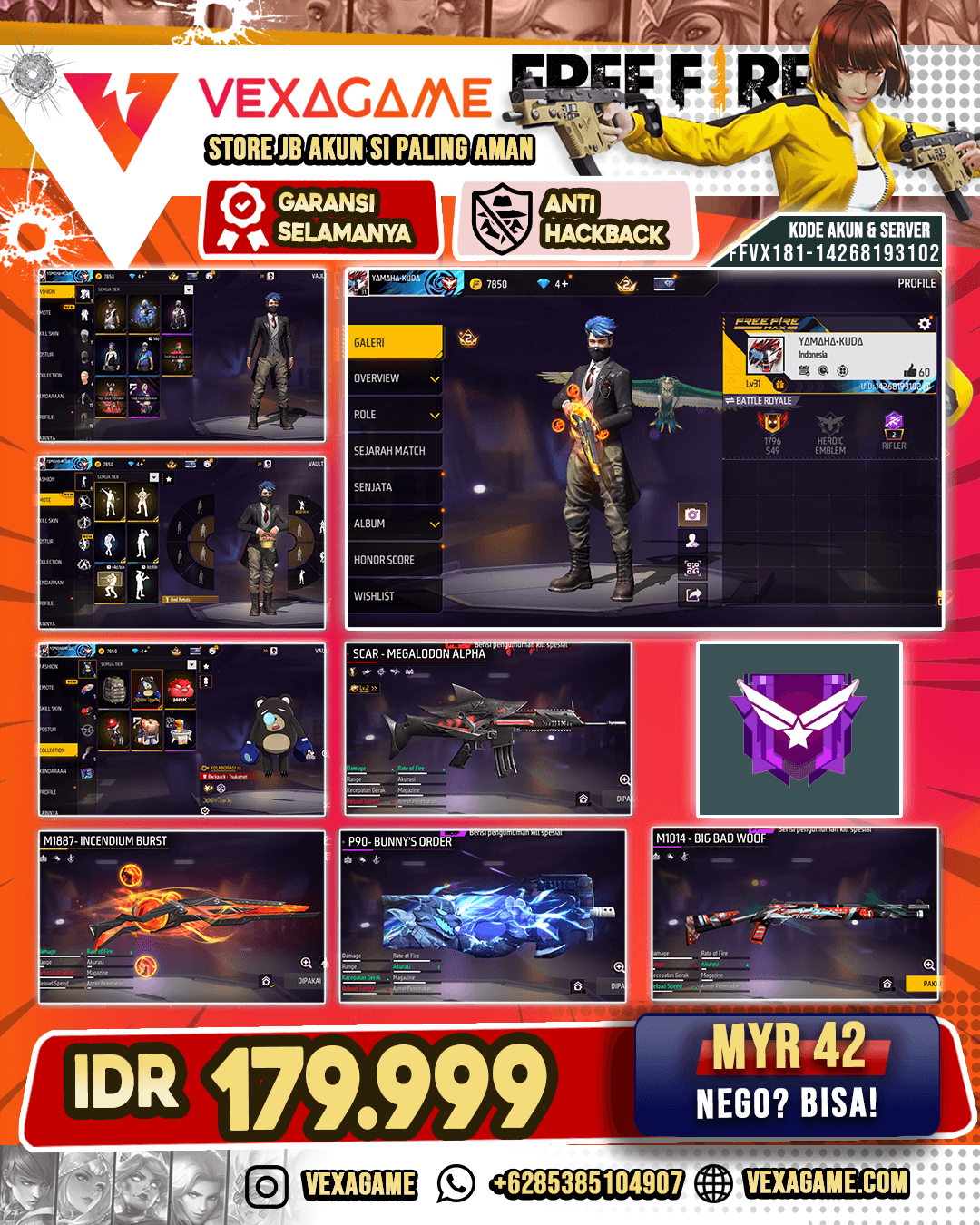 SCAR - Megalodon Alpha Lv 2 | SG Incendium Burst