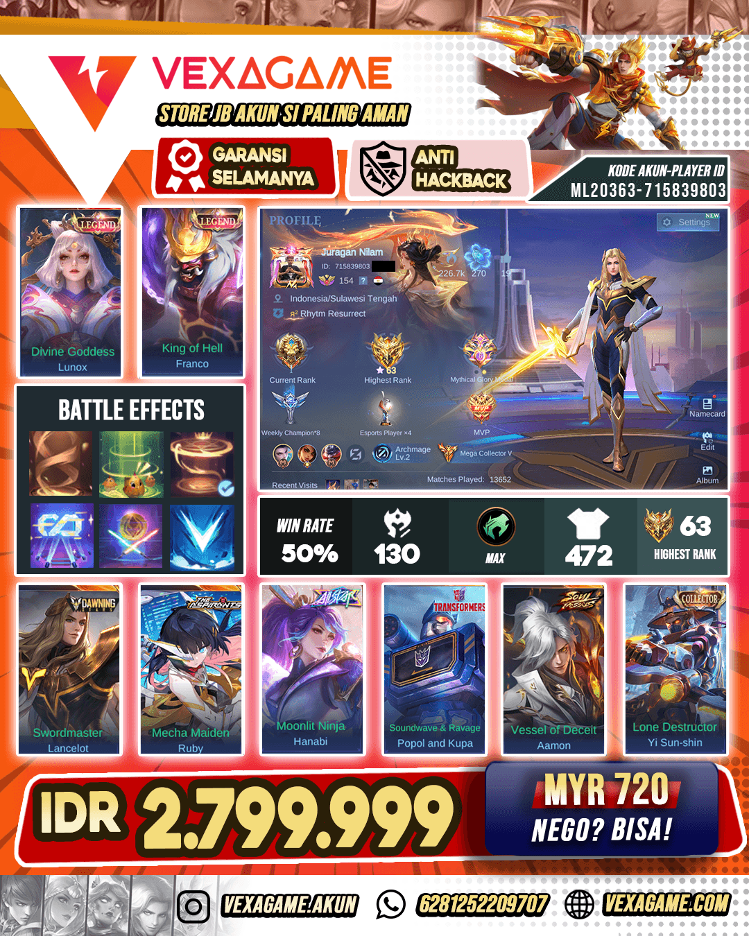 Lancelot Dawning | 2 Legend | Aamon Soul Vessel