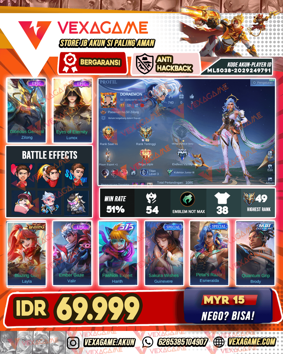 Akun Murah Harga Pelajar