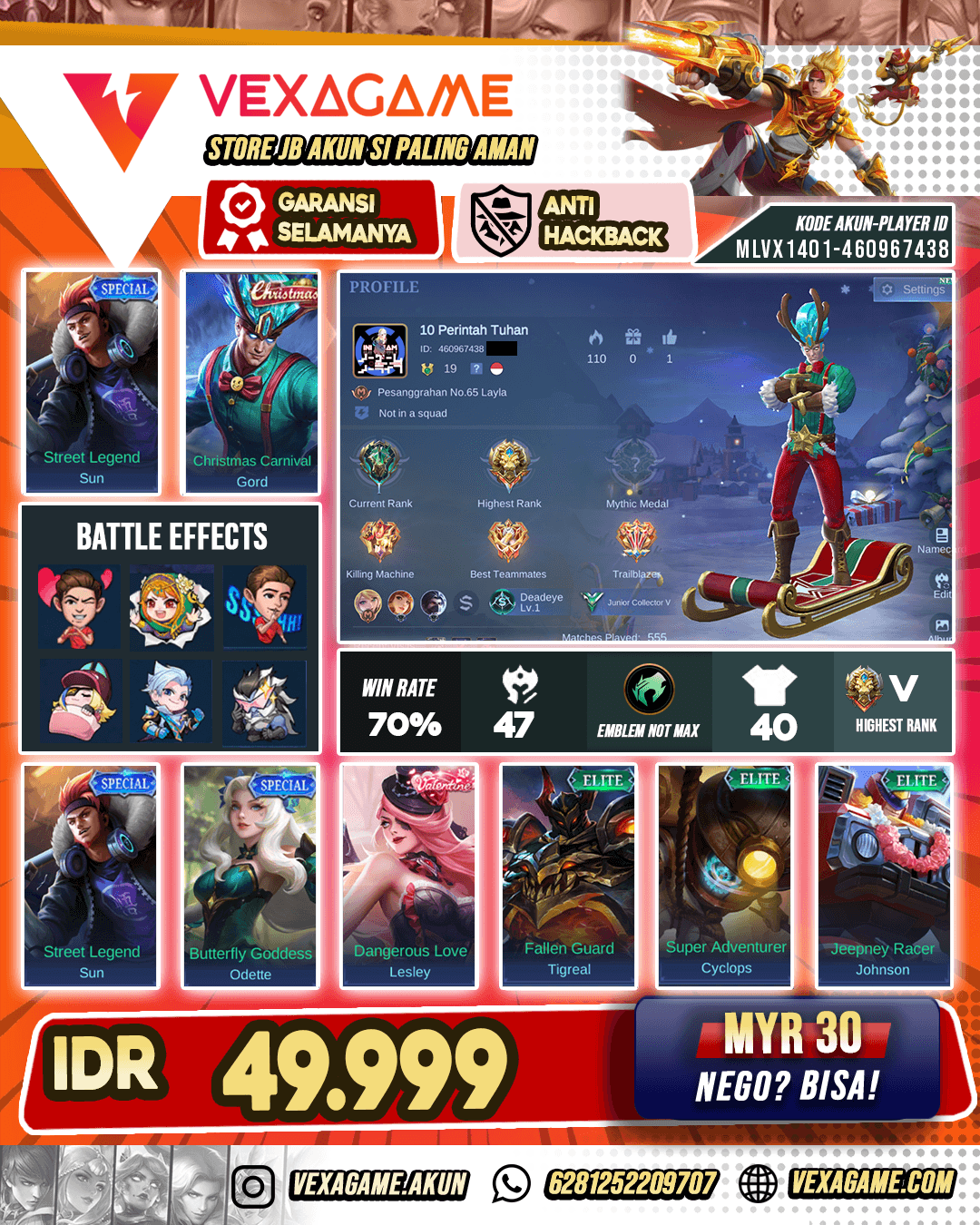 Akun Murah Banget