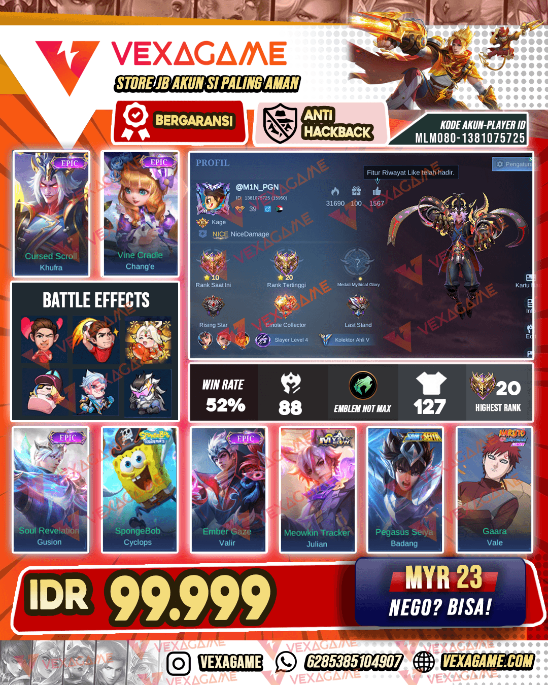 Khufra Epic | Change Epic