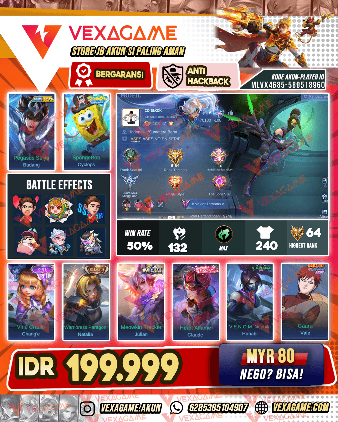 Hanabi Venom | Hero + Emblem MAX