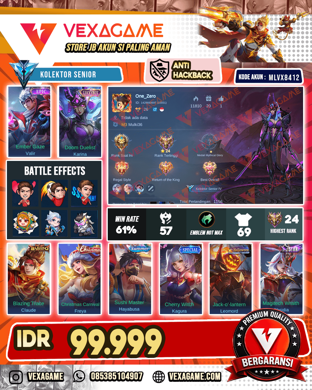 Karina Luckybox | Claude Blazing
