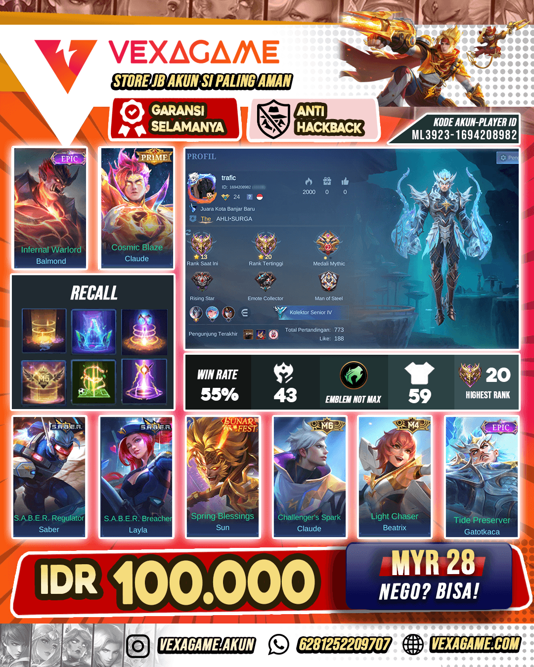 Claude Prime Murah Meriah