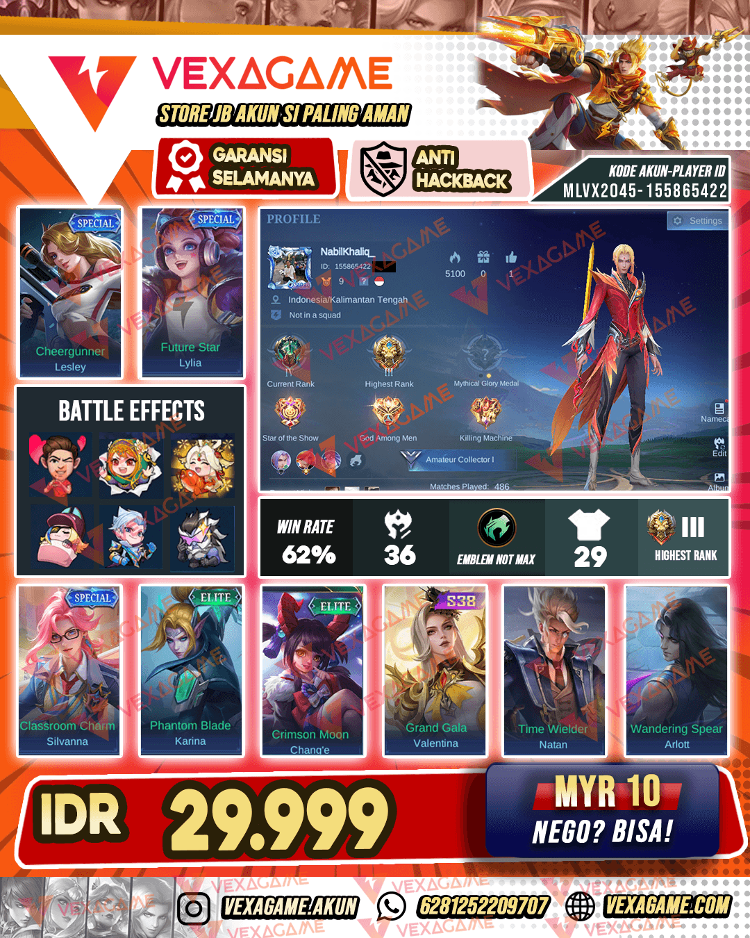 Akun Murah Banget