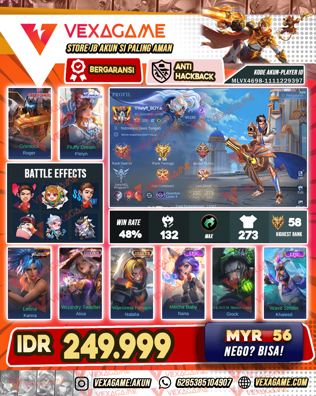Floryn Sanrio X Roger Transformers | Emblem MAX & Hero MAX