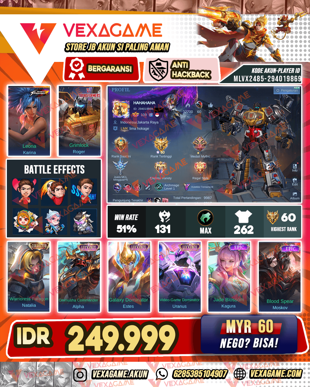 Roger Transformers | 3 Luckybox | Emblem + Hero MAX