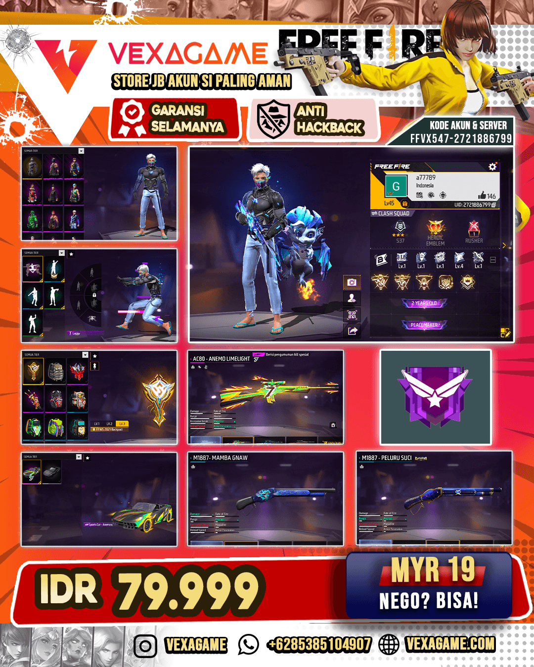 AKUN FF MURAH