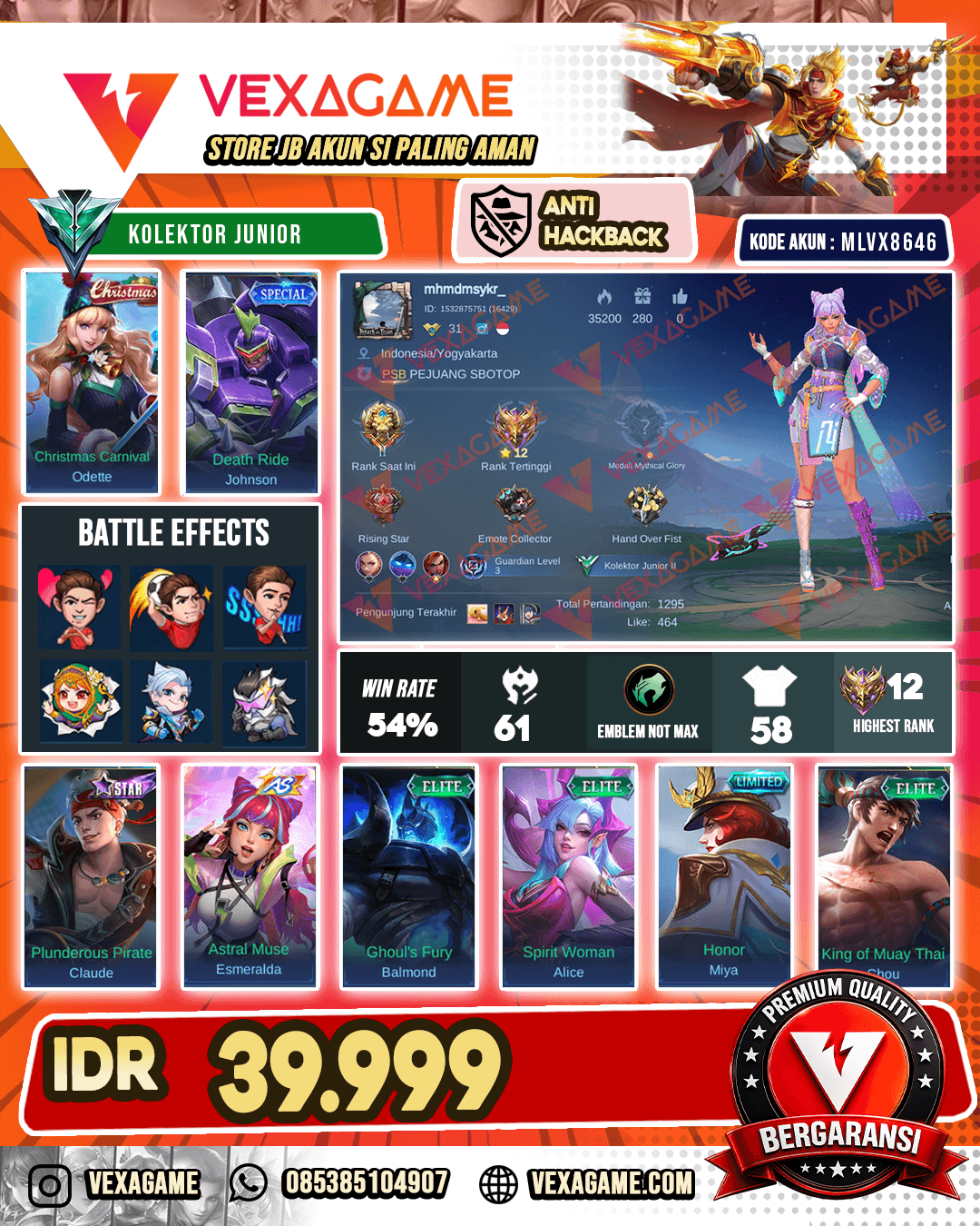 Akun Murah Harga Pelajar