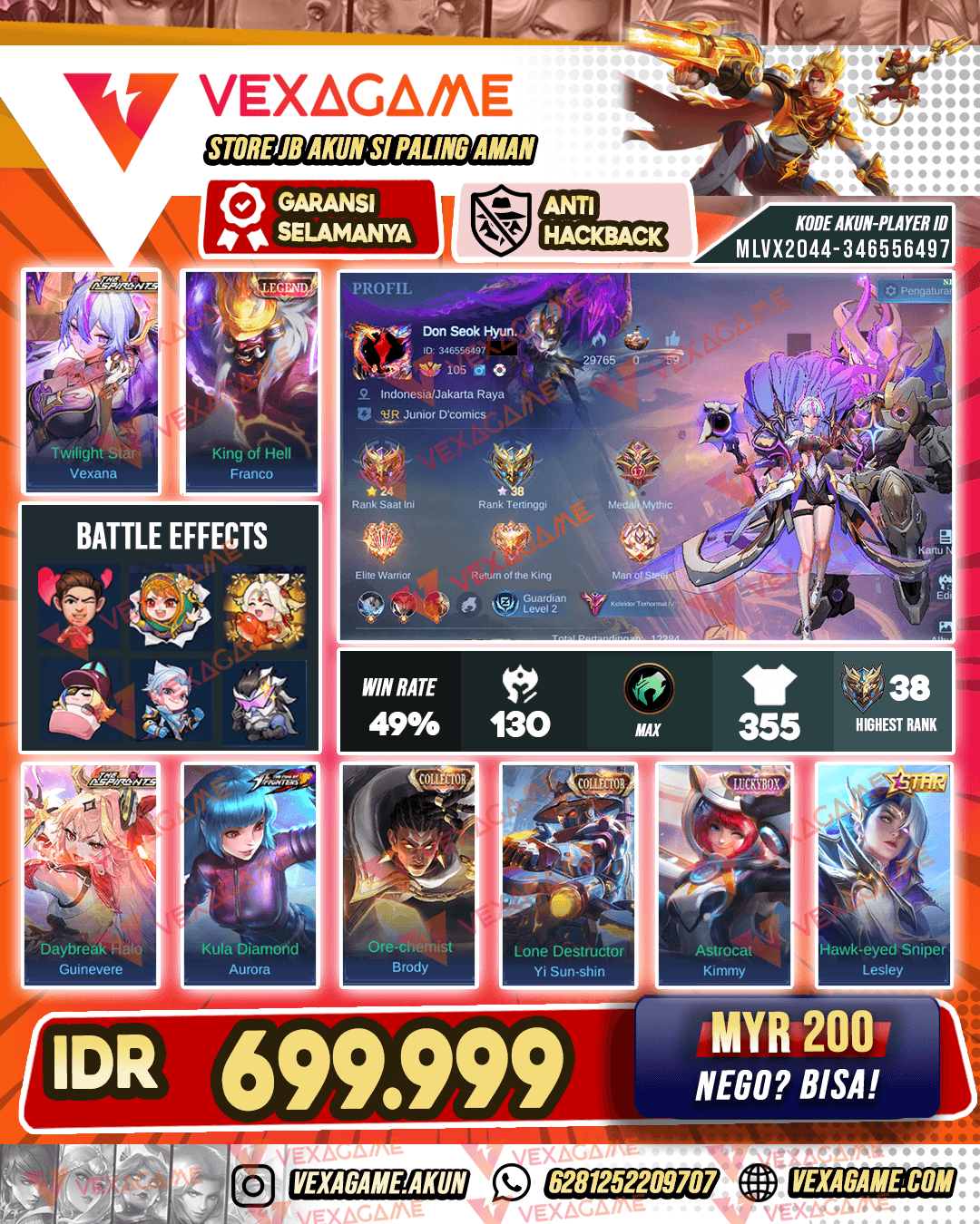 Vexana Asphirant | 2 CC | 1 Legend | Aurora KOF