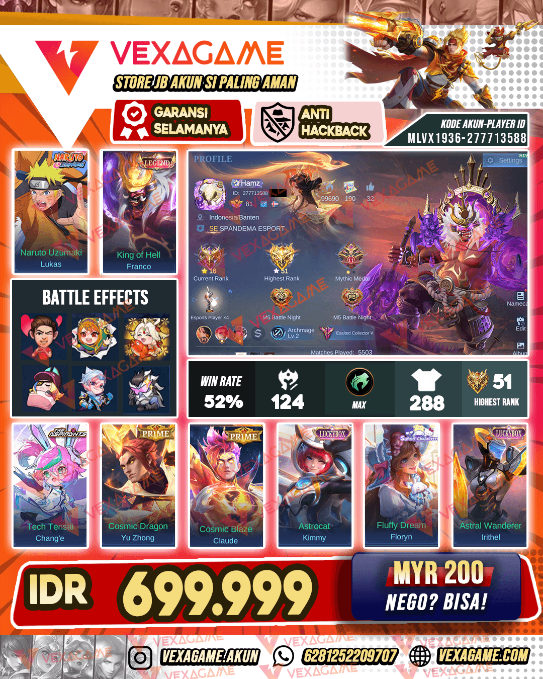 CUCI GUDANG !!! Franco Legend | Change Asphirant | Lukas Naruto