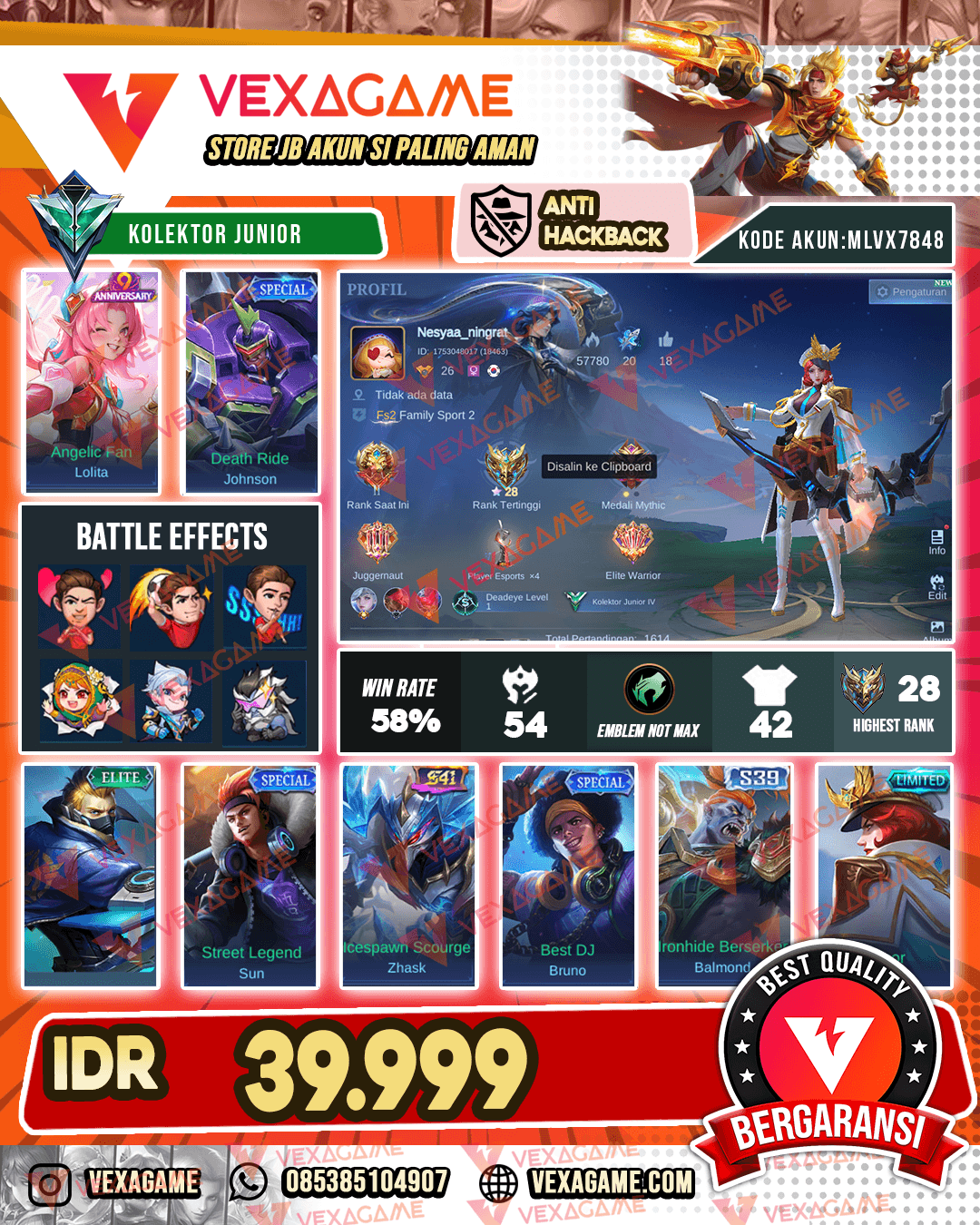Akun Murah Harga Pelajar