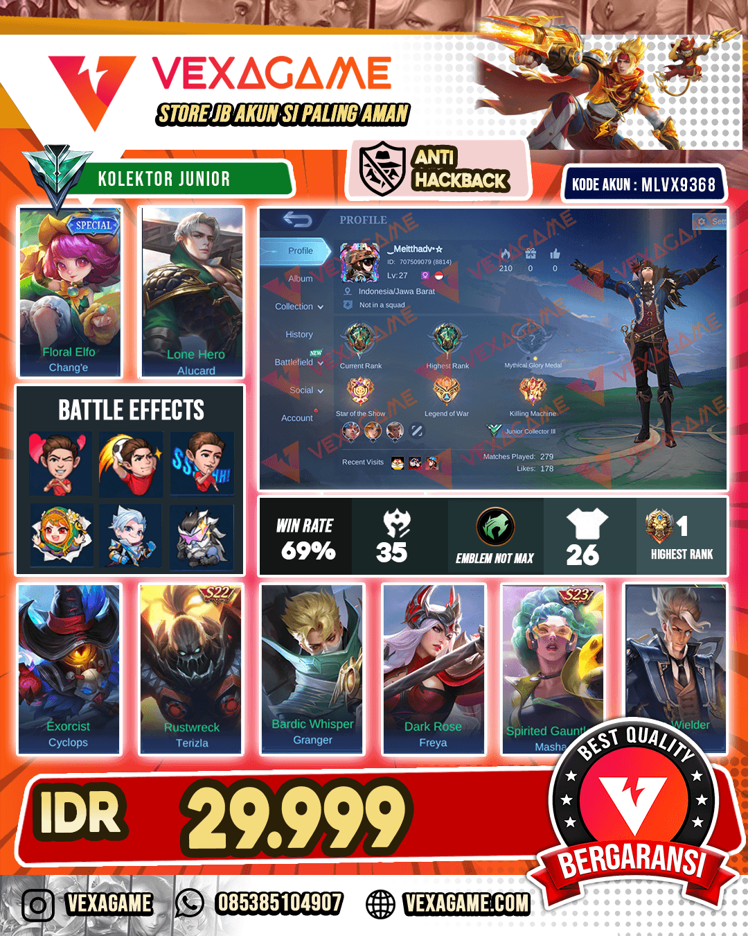 Akun Murah Harga Pelajar