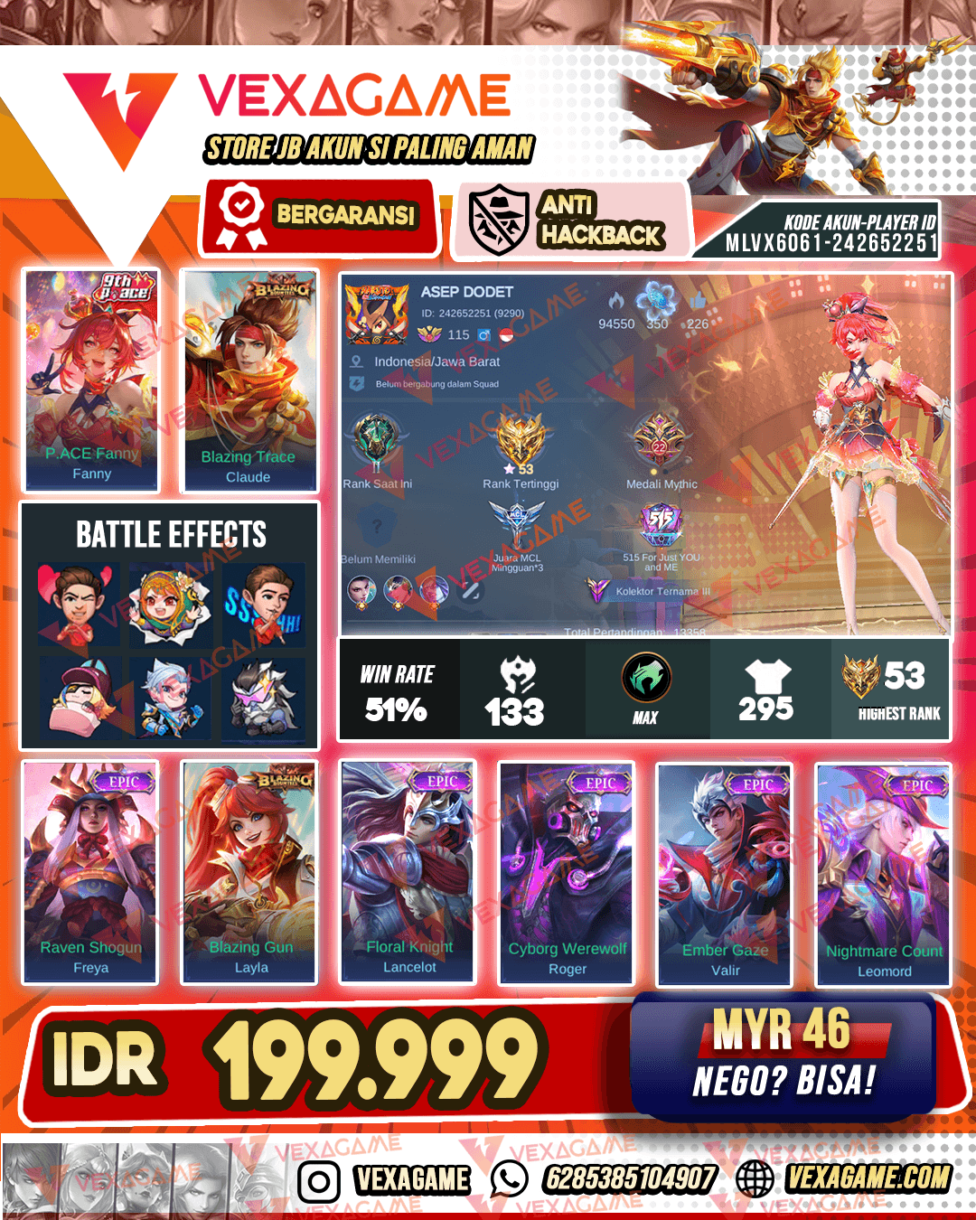 Fanny Pace | Claude Blazing | Emblem & Hero Max
