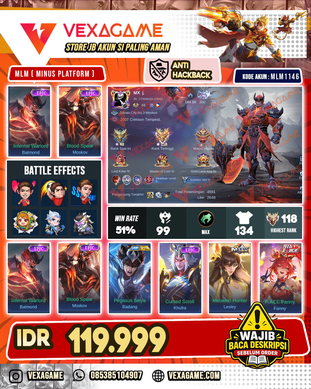 Balmond Epic | Moskov Epic Ex Immortal