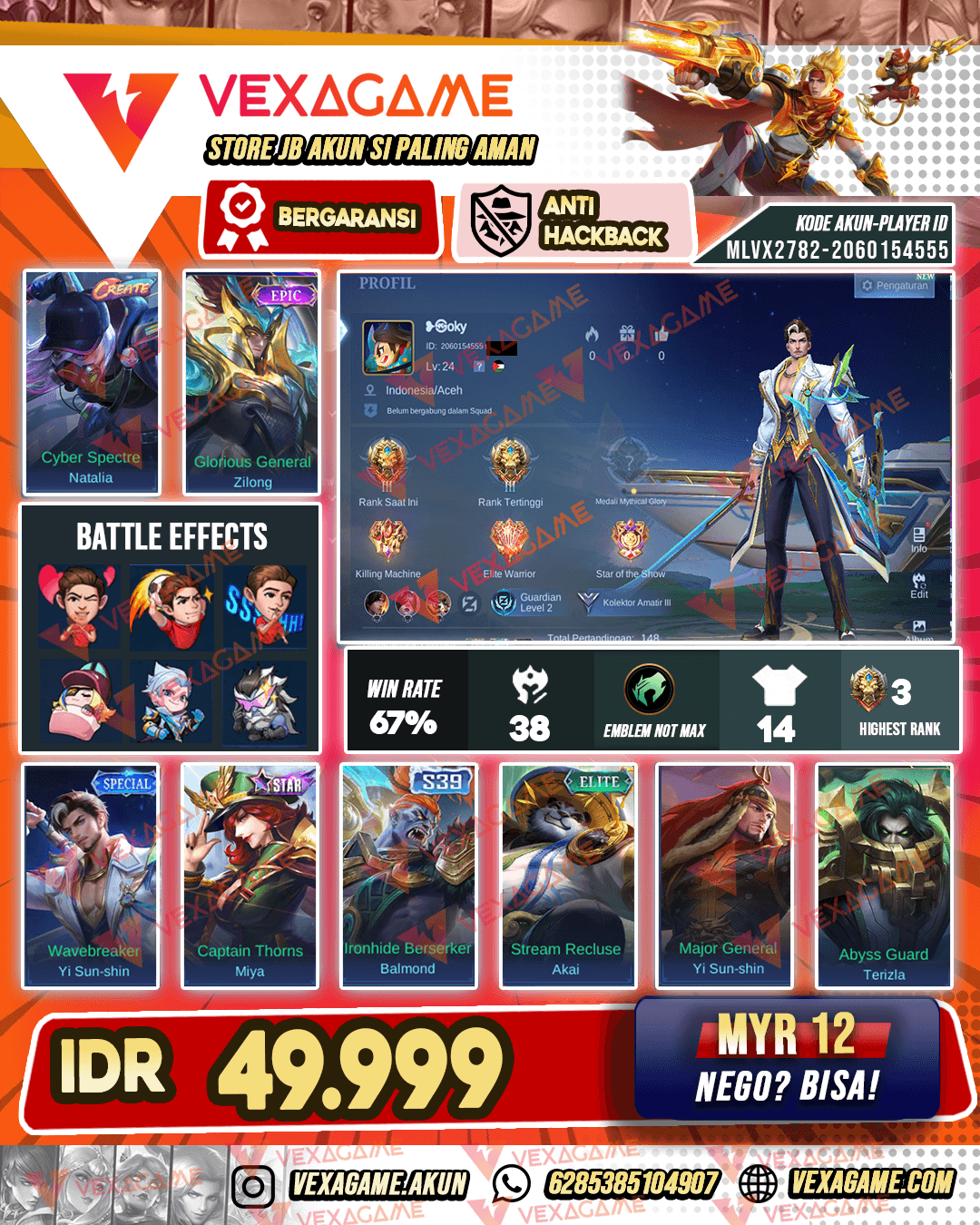 Akun Murah