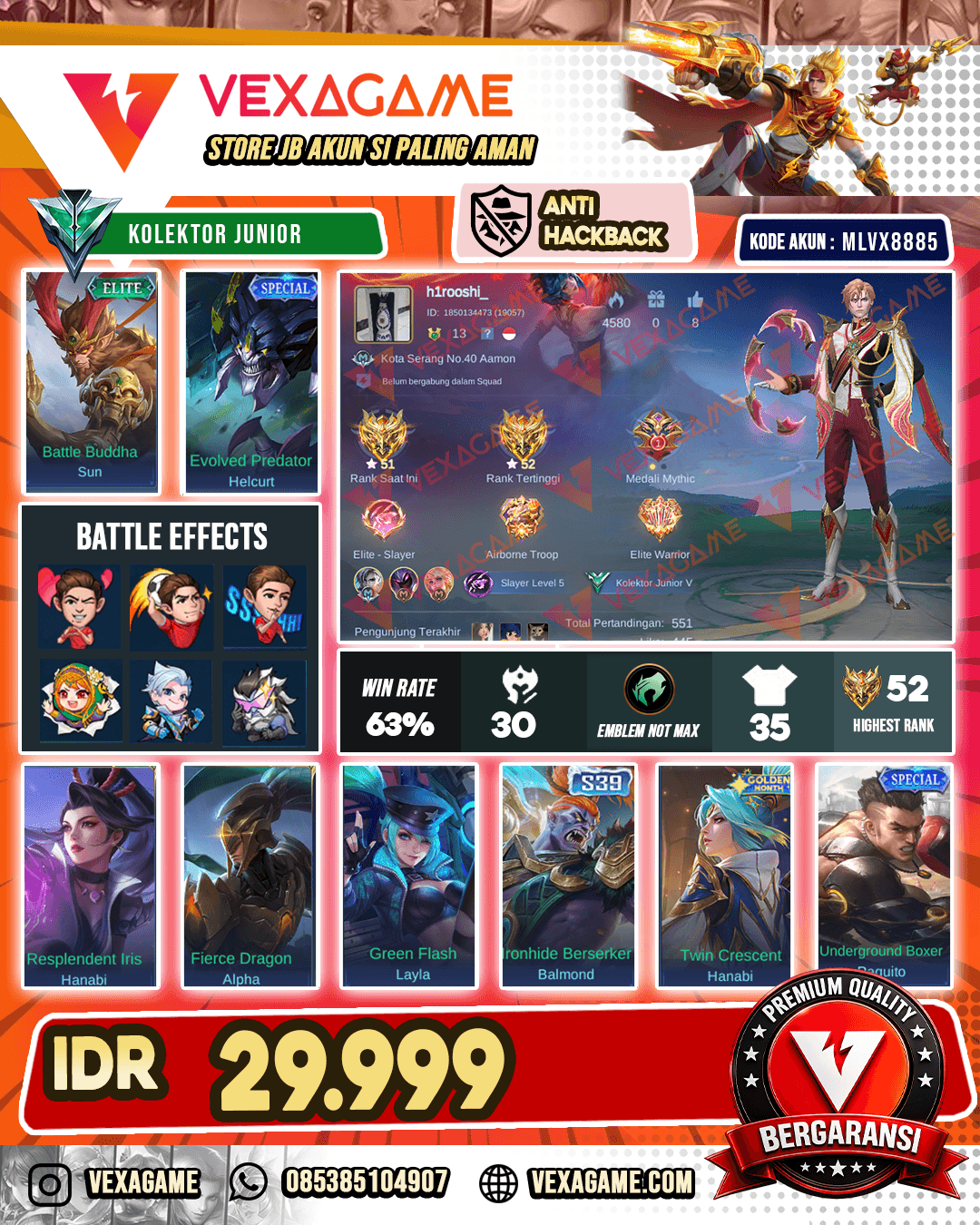 Akun Murah Merakyat