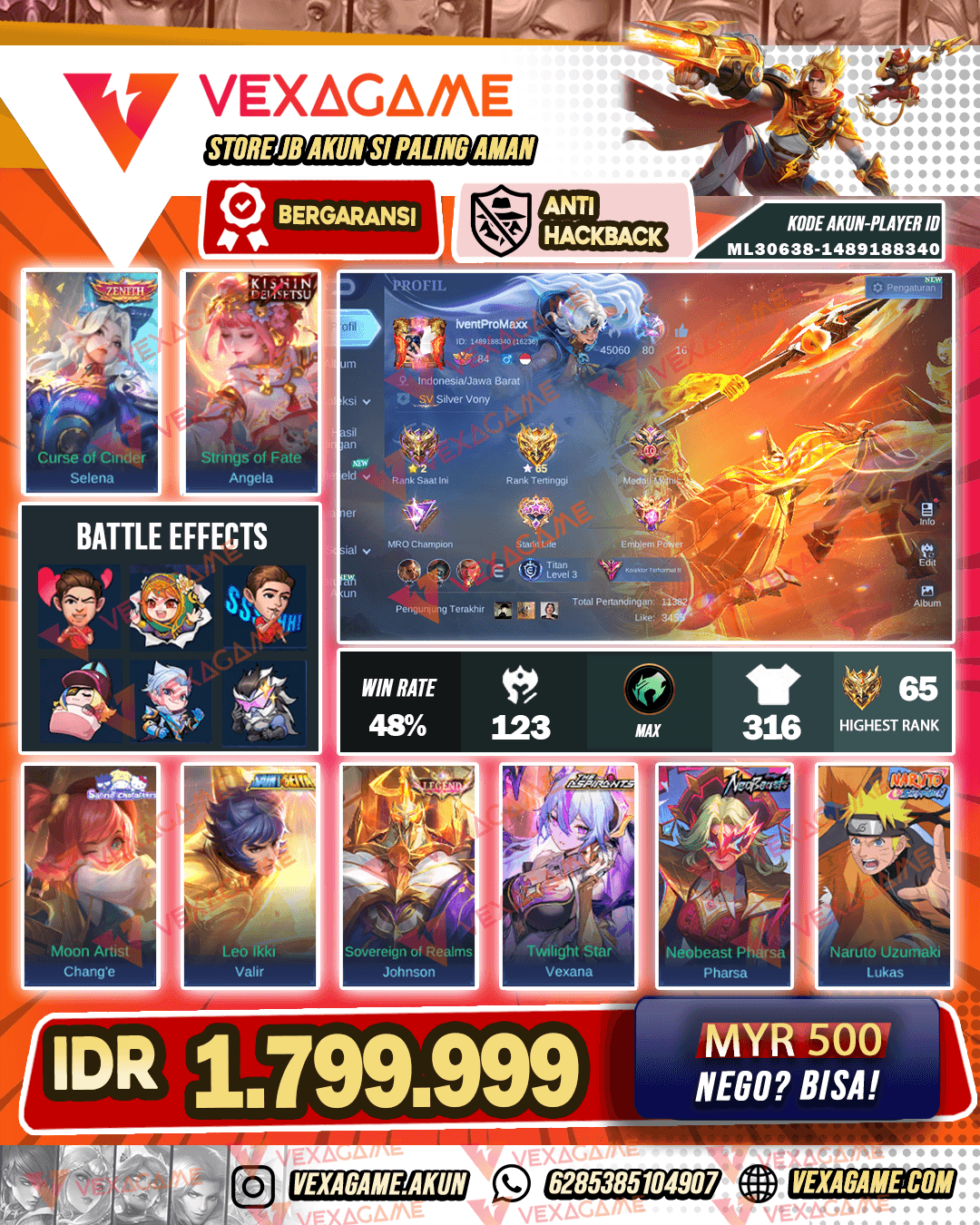 Selena Zenith | Angela Kishin | Change Sanrio | Valir Saint Saiya GOLD