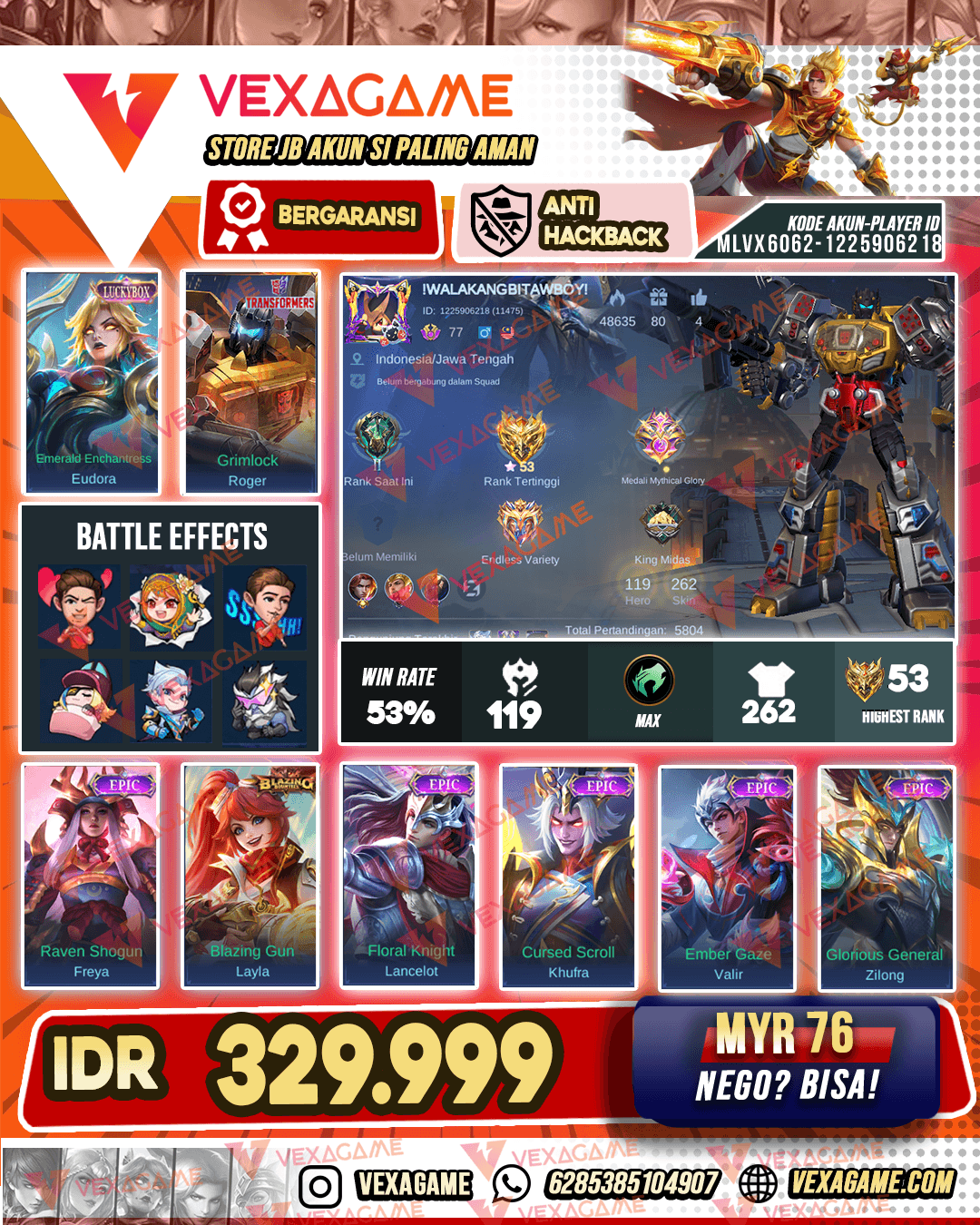 Roger Transformers | Eudora Luckybox | Emblem Max