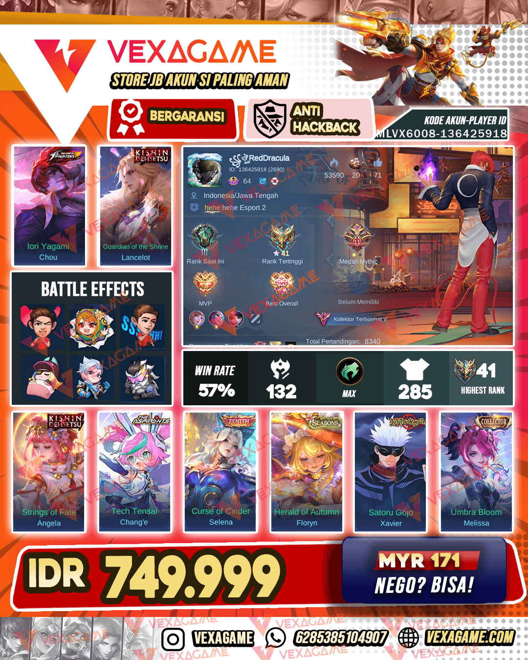 Chou Kof | Lancelot Khisin | Change Aspirant | Angela Kishin