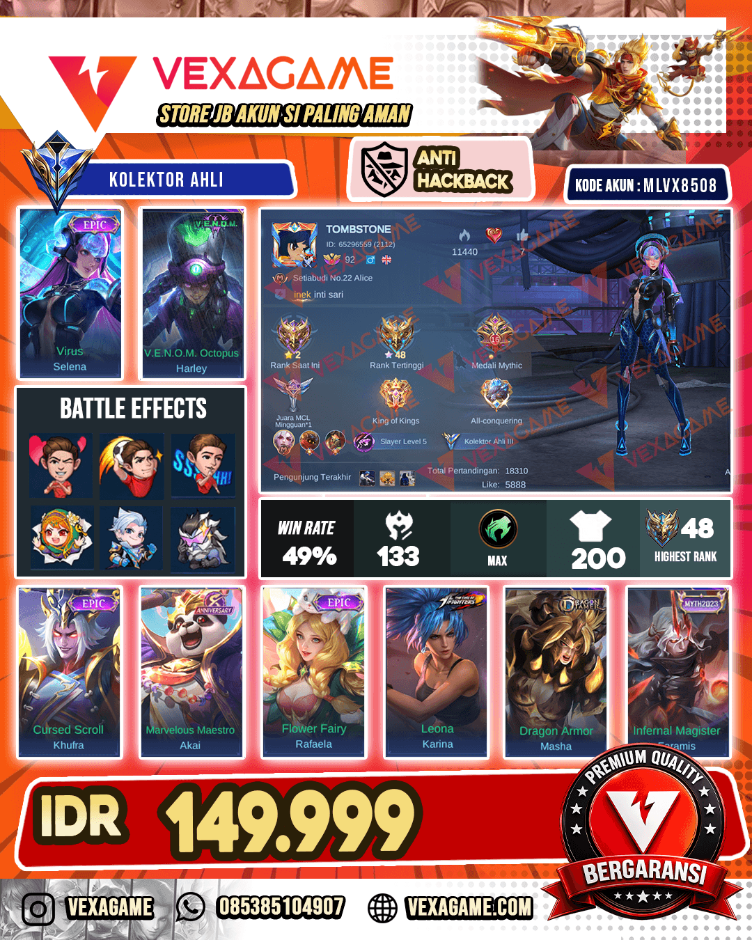 Selena Epic | Harley Venom