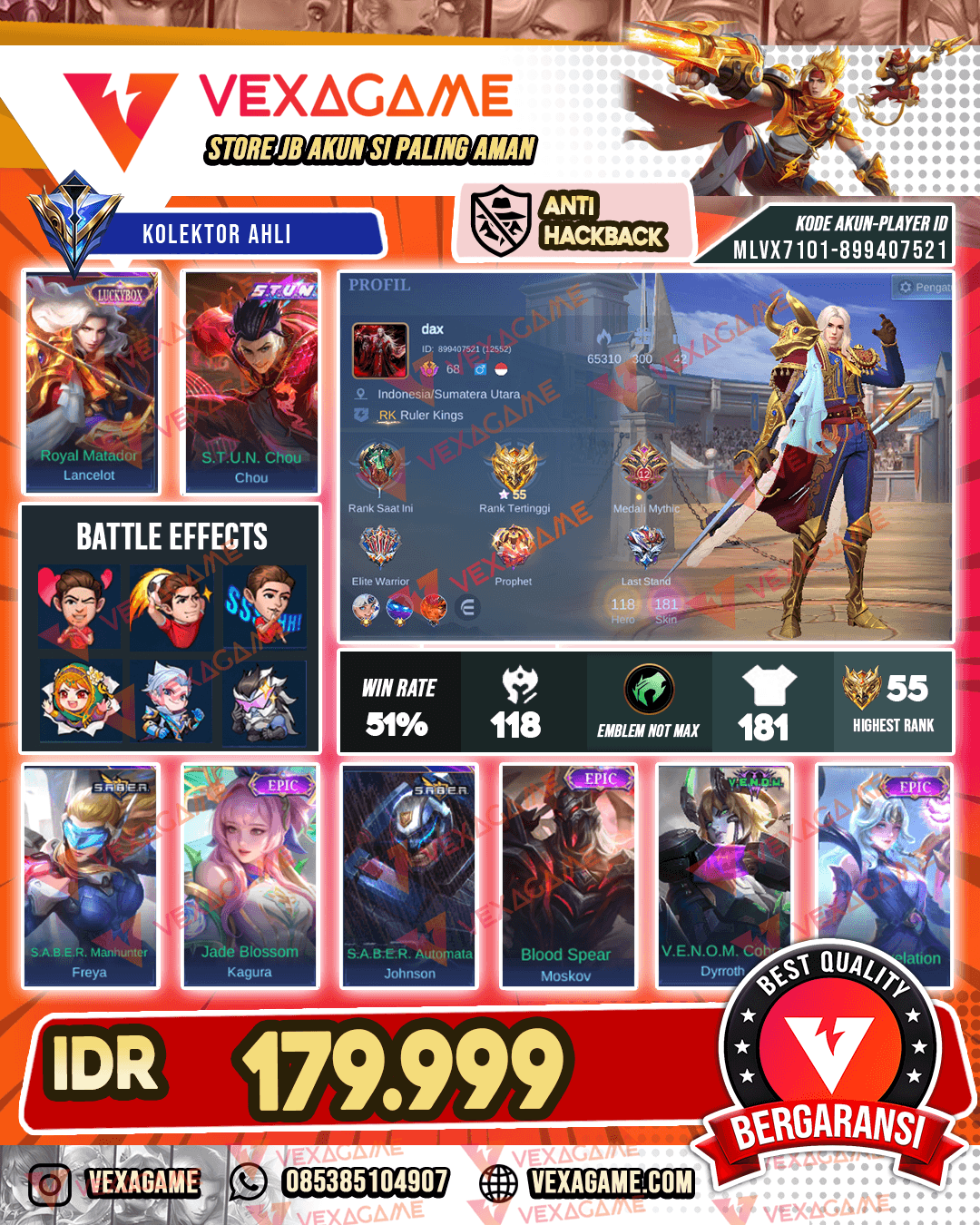 Lancelot Luckybox | Chou Stun