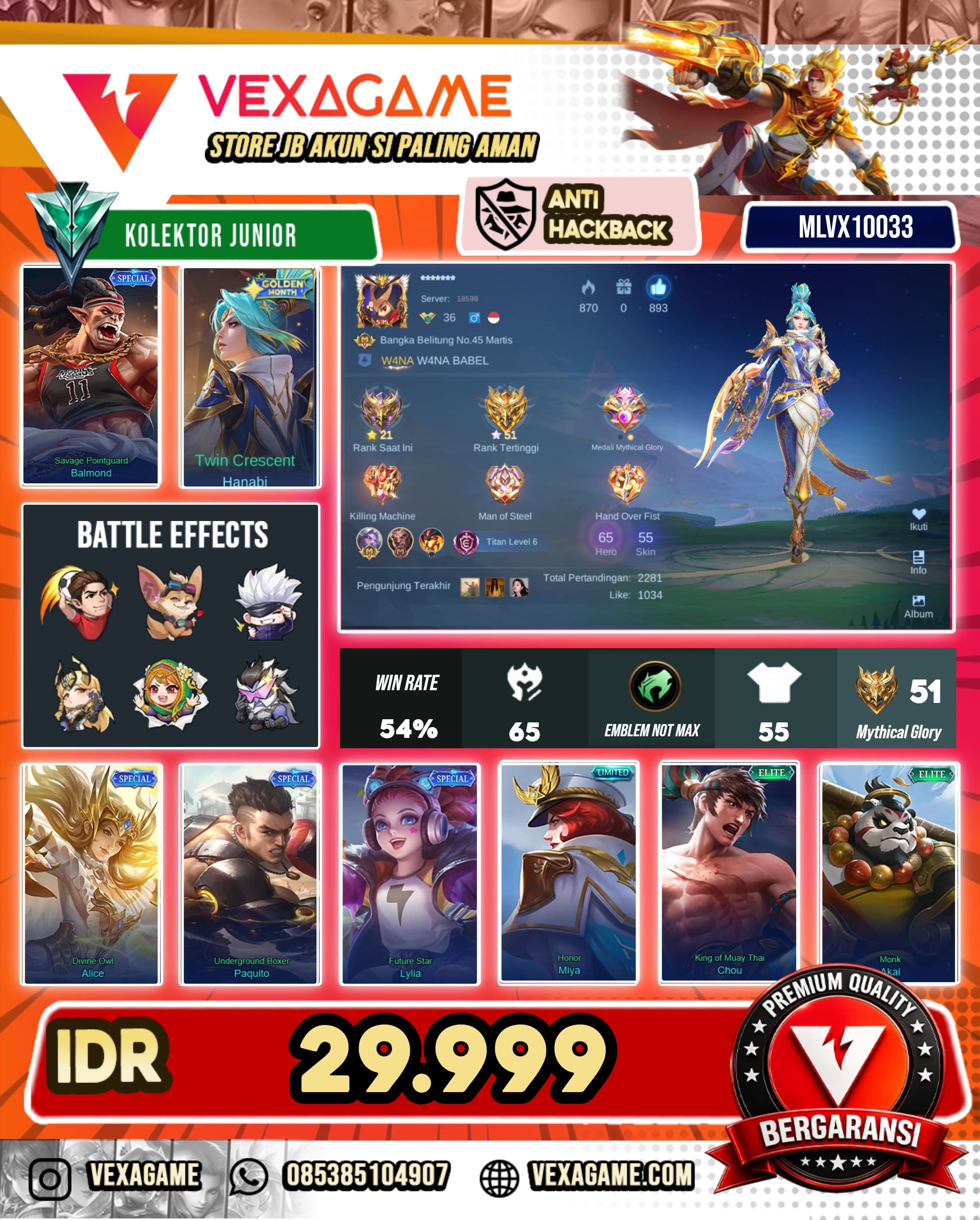 Hanabi Golden Month | Balmond Special